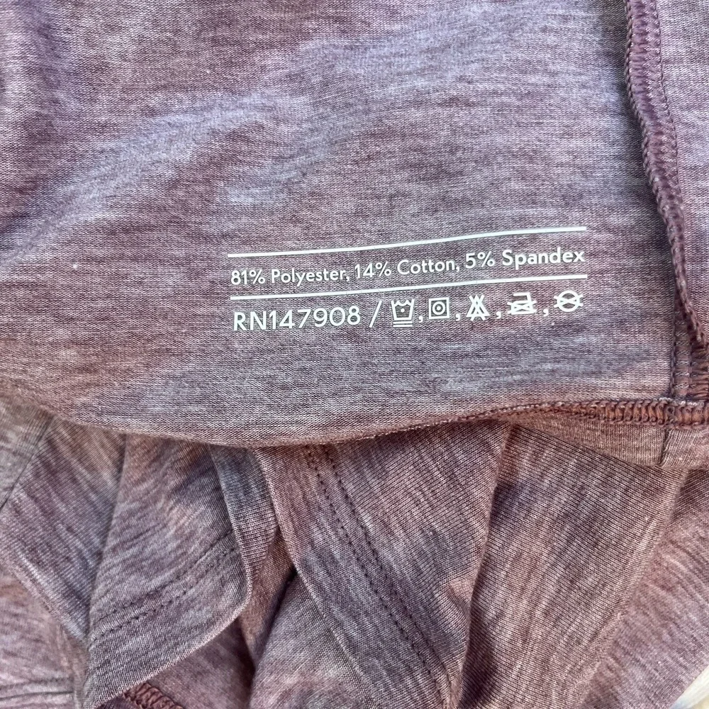 Outdoor Voices Women's Cropped T-Shirt Size XS Short Sleeve Purple Relaxed Fit